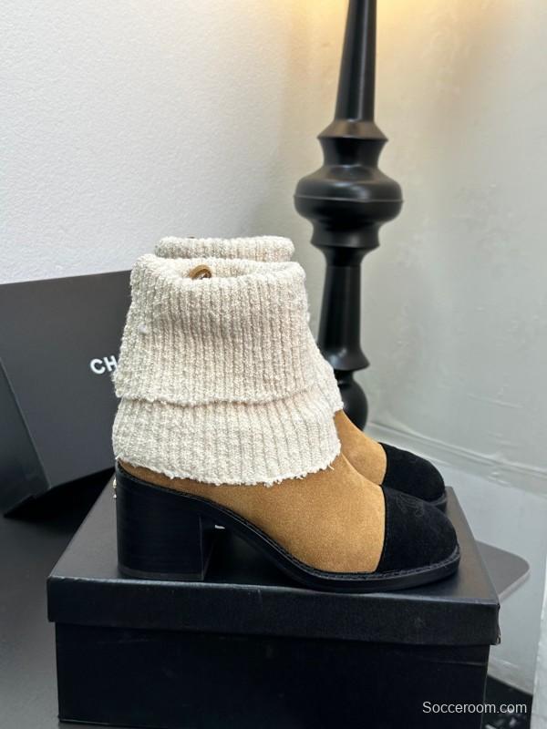 Chanel 2025 SS Short Boots Essential Fall Winter Item - LY00260