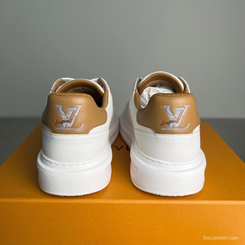 Louis Vuitton Beverly Hills Low-Top Fashion Sneakers Unisex Couple Style - YC