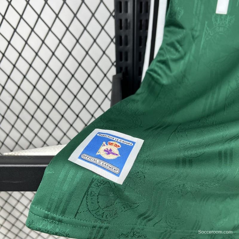 1999/00 Retro Deportivo De La Coruna Away Long Sleeves Jersey