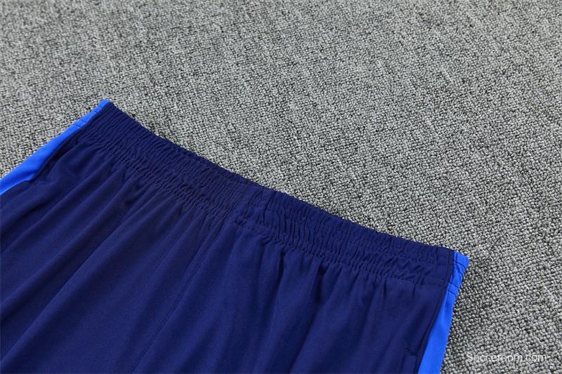 2026 Inter Milan Royal Blue Half  Zipper Jacket Tracksuit + Long Pants (Nike)