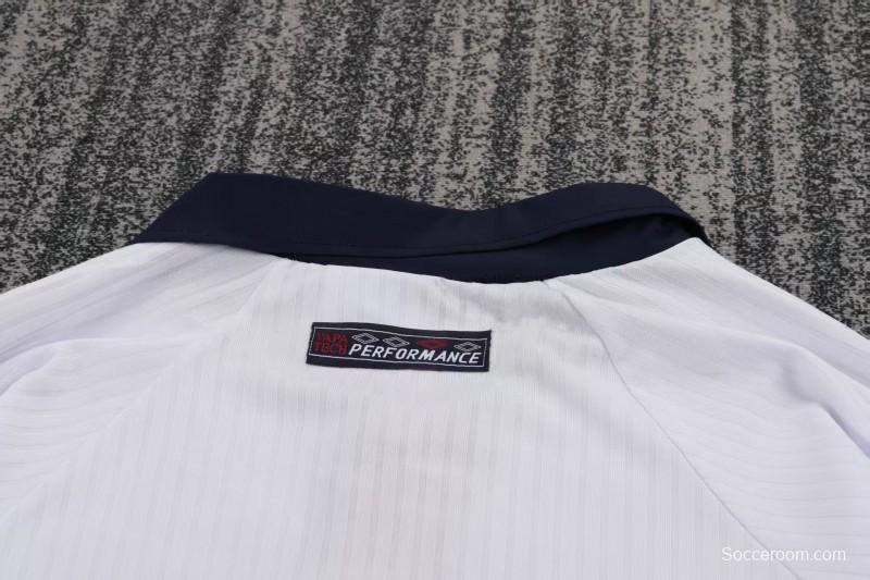 Retro Kids 1998 England Home Long Sleeve Jersey