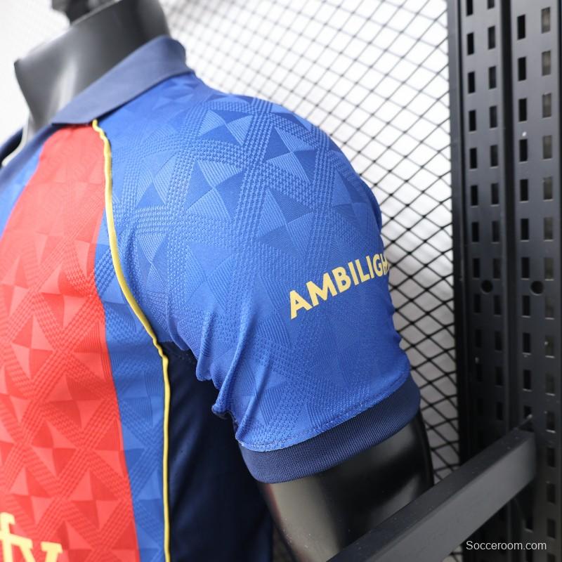 Player Version 26/27 FC Barcelona Home Red Blue  Stripe Jersey