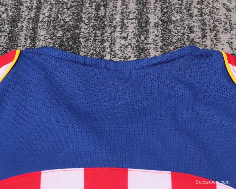 Retro Kids 04/05 Atletico Madrid Home Jersey