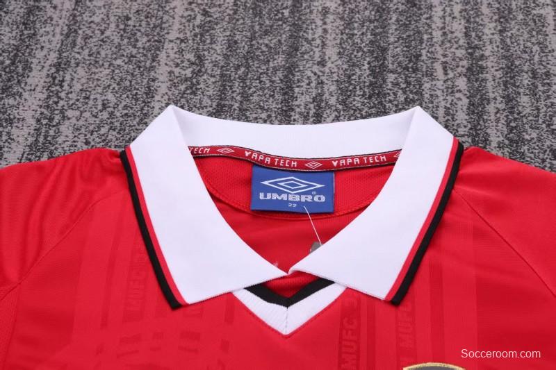 Retro Kids 99/00 Manchester United Home Jersey