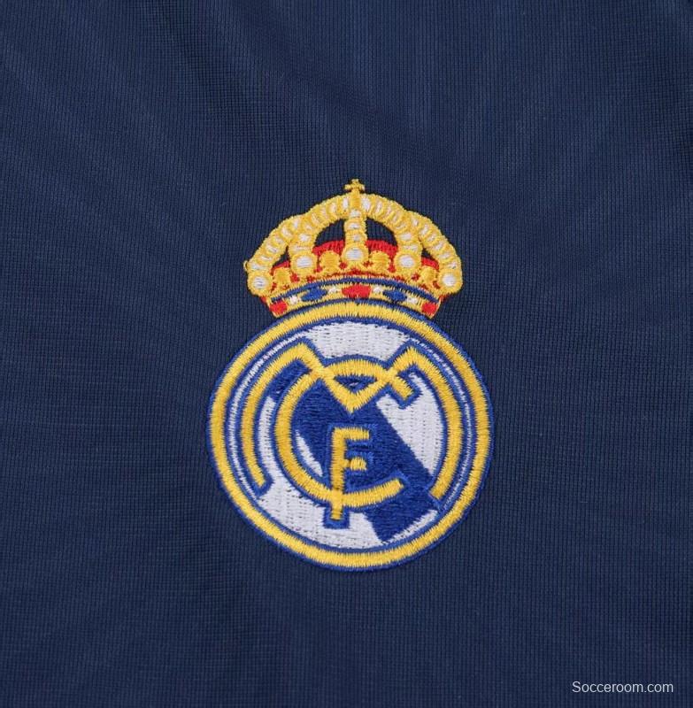 Retro Kids 10/11 Real Madrid Away Navy Jersey