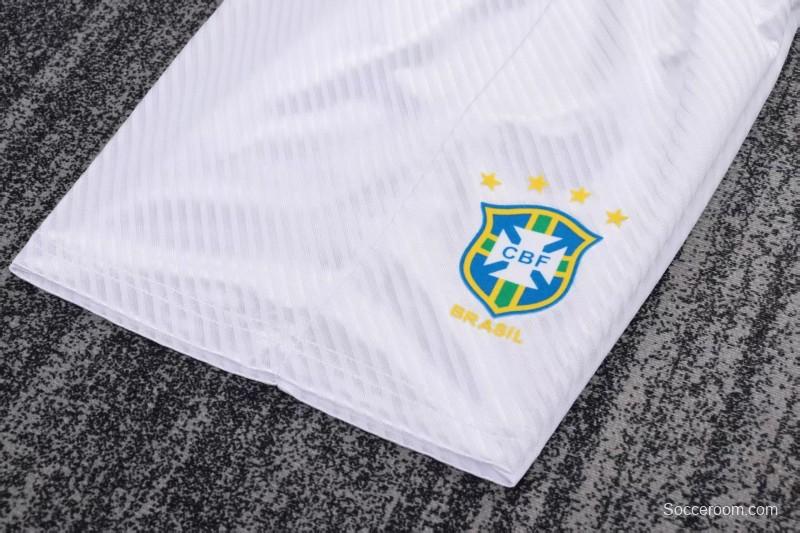 Retro Kids 1996 Brazil Away Jersey