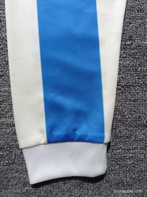 Retro 1998 Kids Argentina Home Long Sleeve Jersey