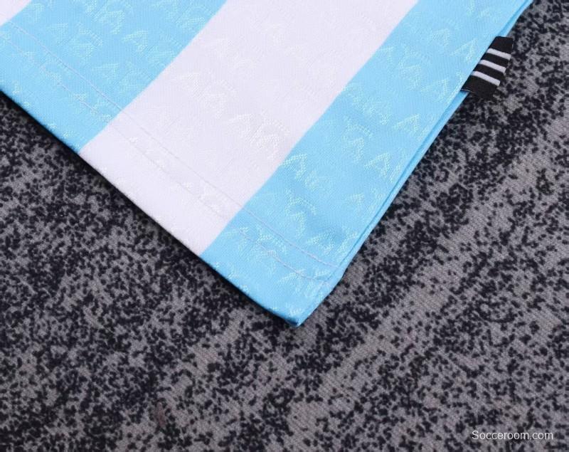 Retro Kids  96/97 Argentina Home Jacquard Jersey