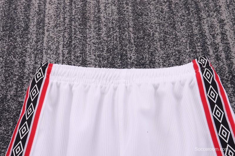 Retro Kids 98/99 Manchester United White Commemorative Jersey