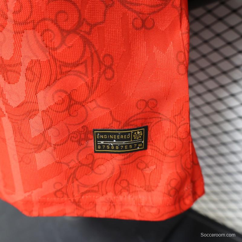 Player Version 2026 Portugal Home Red Special Edition Jersey