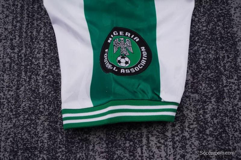 Retro 1996 Kids Nigeria Away White Jersey