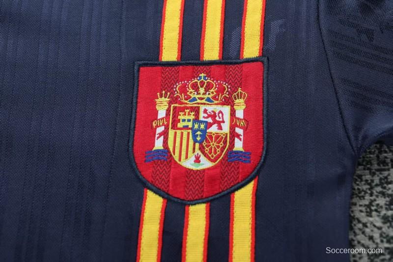Retro Kids 1996 Spain Away Jersey