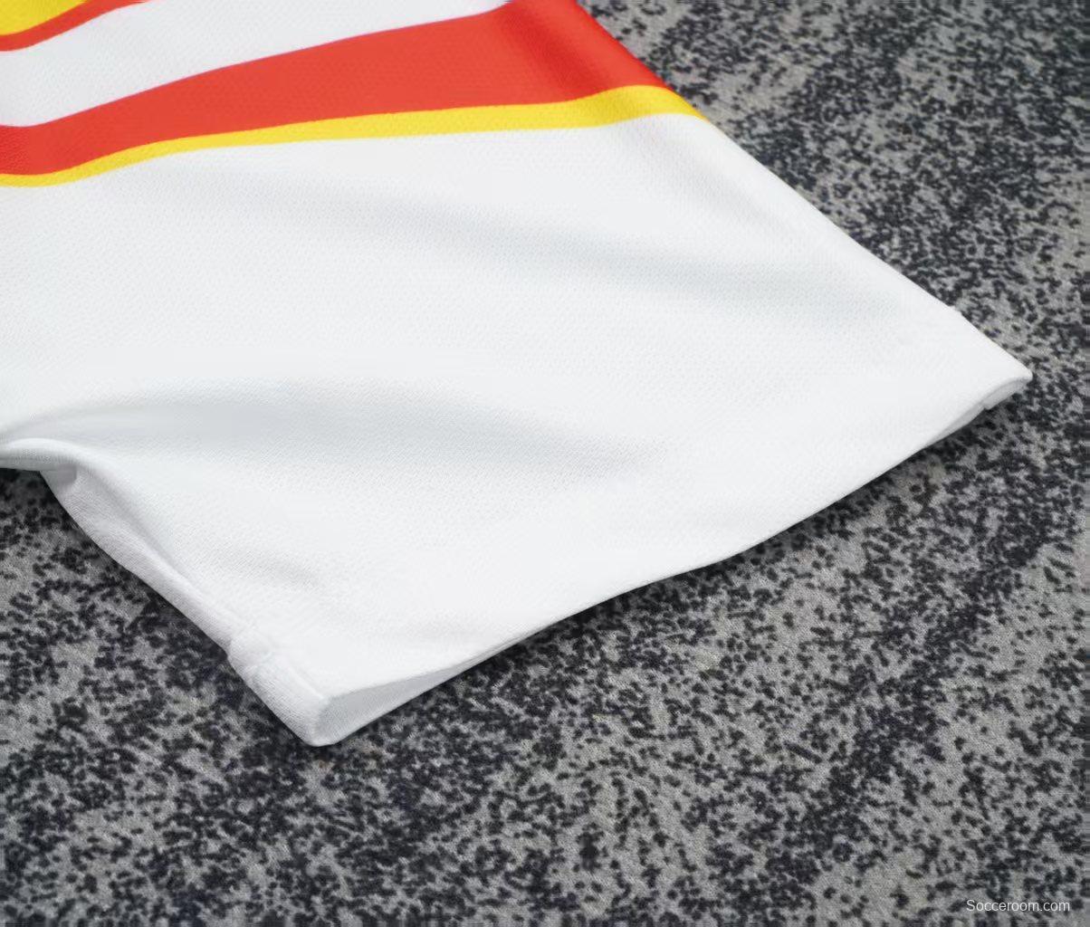 Retro 1996 Kids Spain Third WhiteJersey