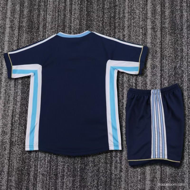Retro Kids 1998 Argentina Away Jersey