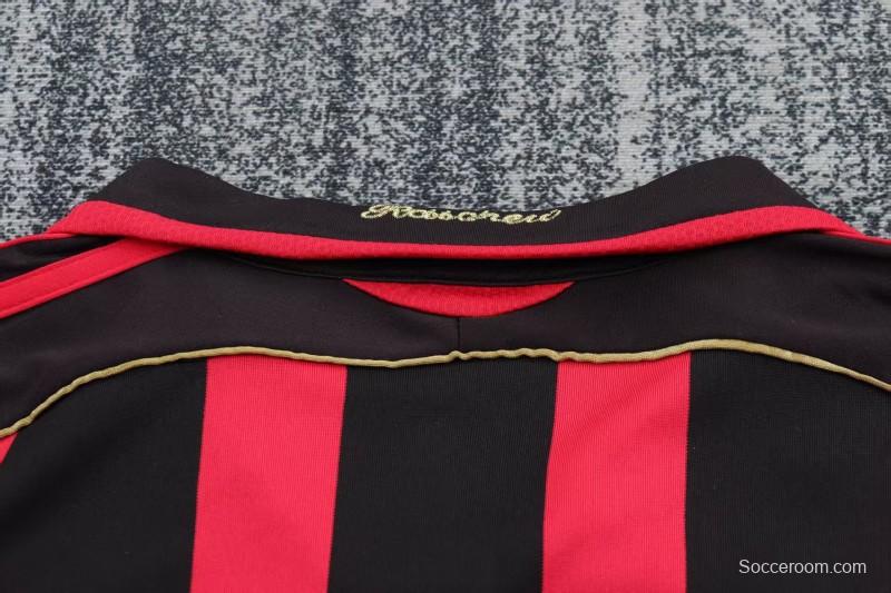 Retro Kids 06/07 AC Milan Home Long Sleeve Jersey