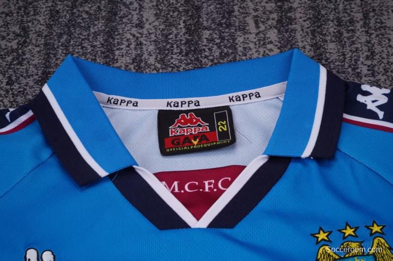 Retro 97/98 Kids Manchester City Home Jersey