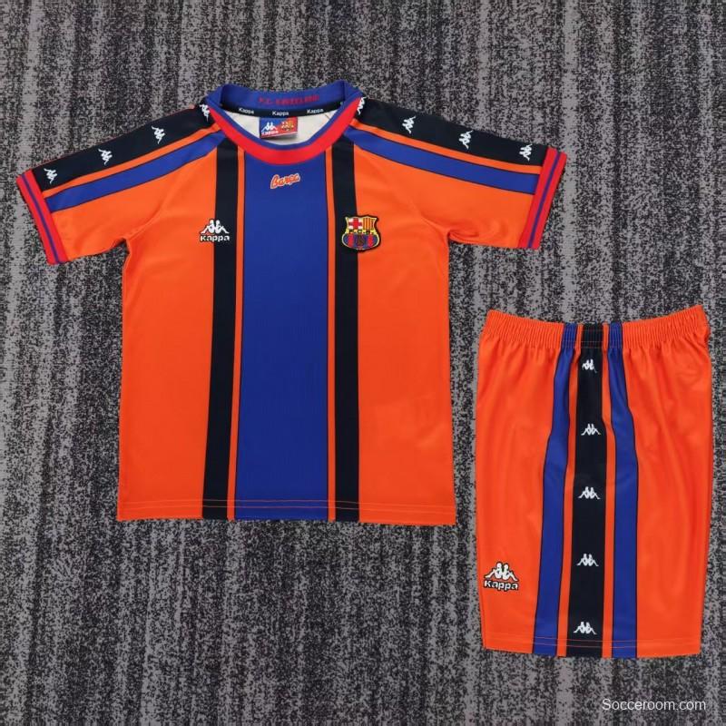 Retro Kids 97/98 Barcelona Away Jersey
