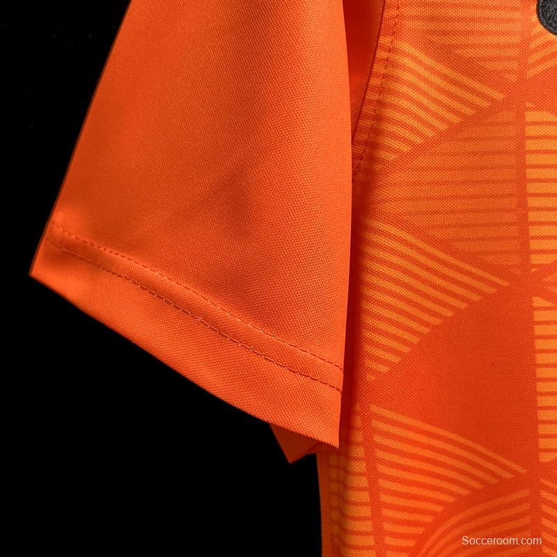 23-24 AFC Richmond Away Orange Soccer Jersey