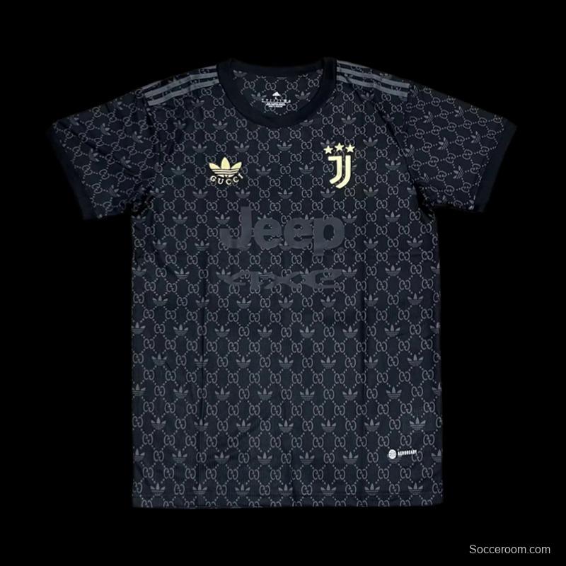 23/24 Juventus x GUCCI Black Special Jersey