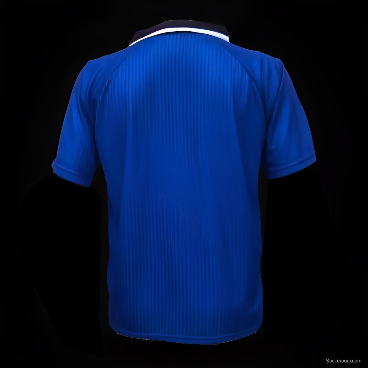 Retro 96/97 Manchester United Away Blue Jersey