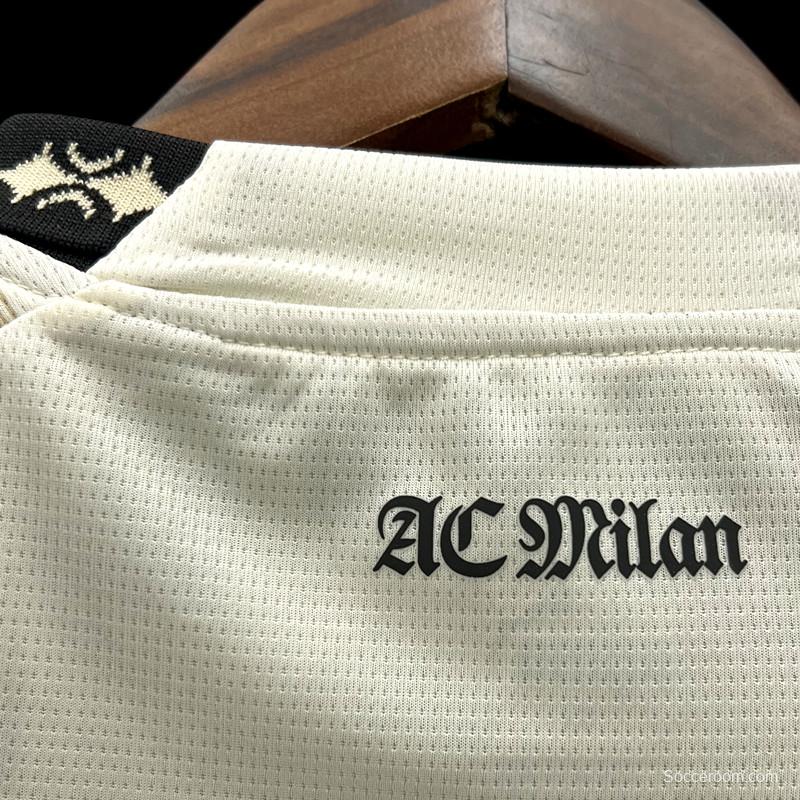 Retro 23/24 AC Milan Forth White Jersey