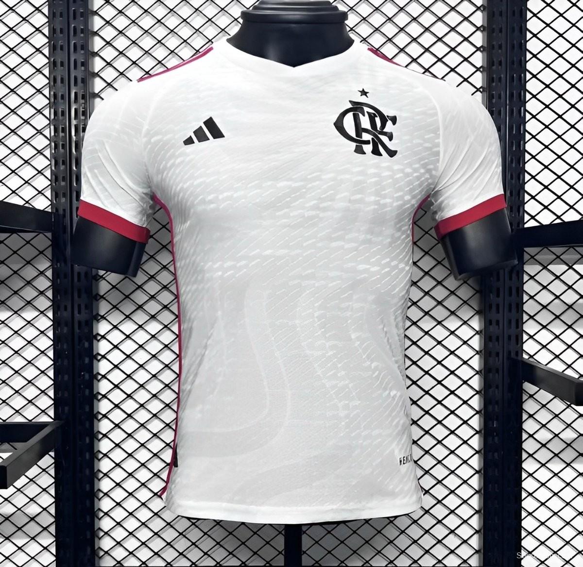 Player Version 24/25 Flamengo Away White Jersey