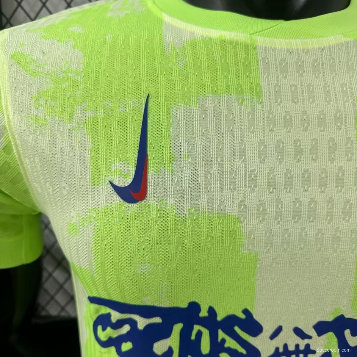 24/25 Barcelona x Travis Scott Third Green Jersey