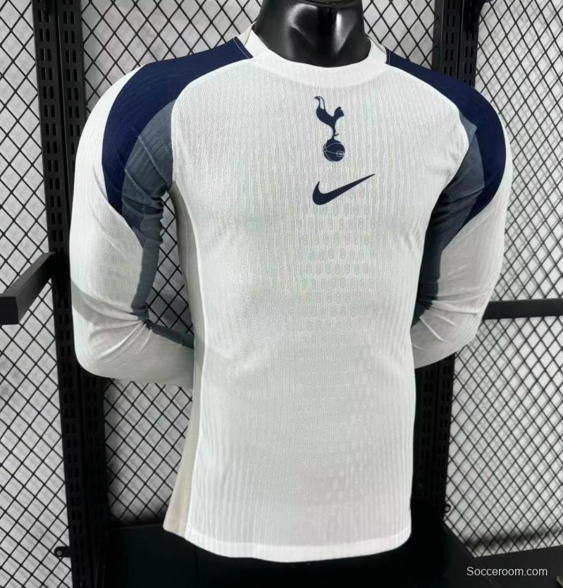Player Version 25/26 Tottenham Hotspur Home Long Sleeve Jersey