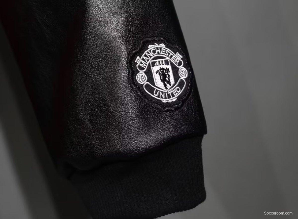 24/25 Manchester United Letterman Red/Black Jacket