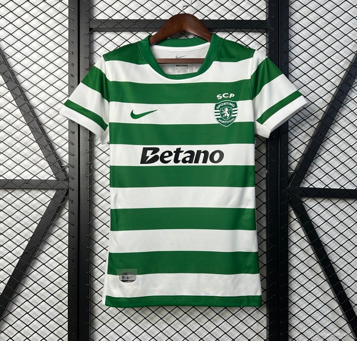 25/26 Women Sporting Lisbon Home Jersey