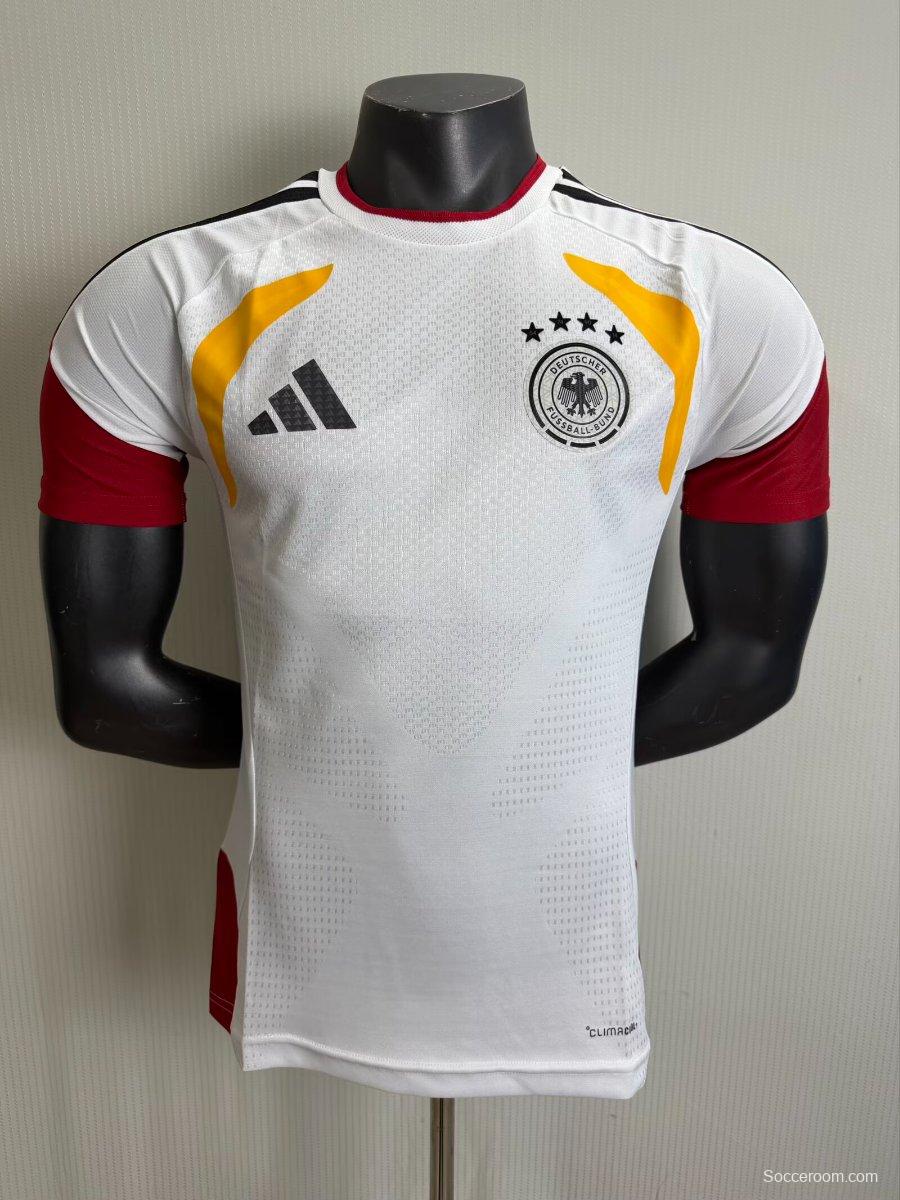 Player Version 2026 Germany White Training Pre-Match Jersey