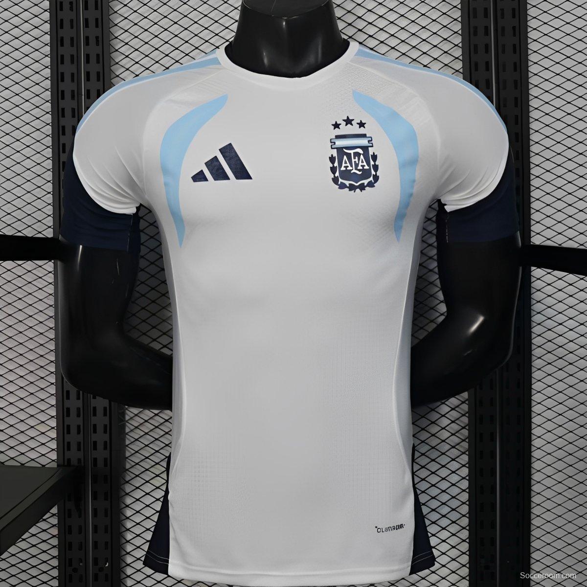 Player Version 2026 Argentina White Training Jersey
