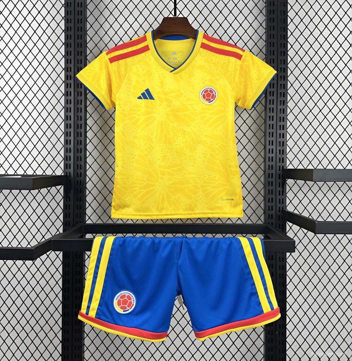 2026 Kids Colombia World Cup Home Kit