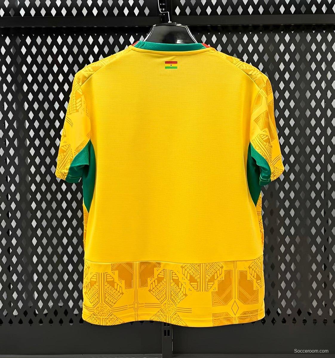2026 Ghana Away Yellow Jersey