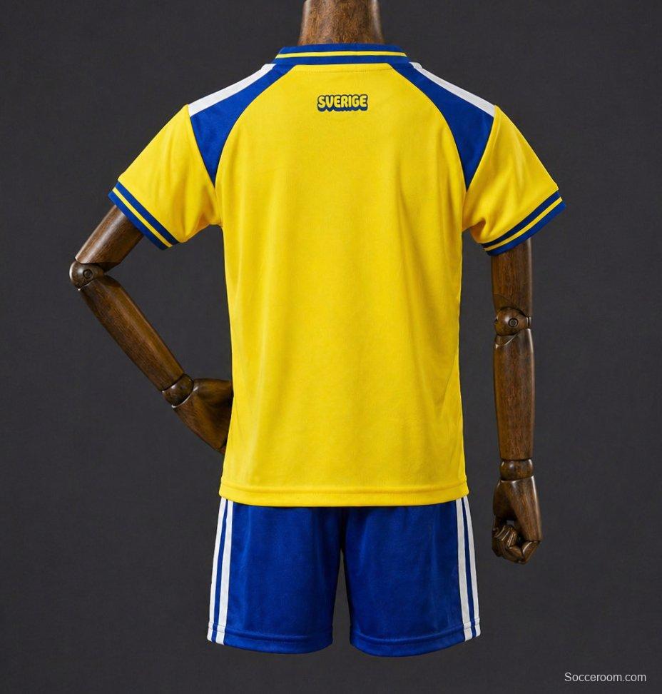 2026 Kids Sweden Home Jersey