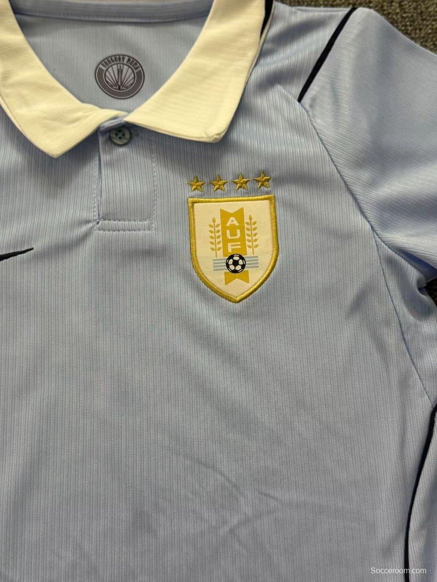 2026 Kids Uruguay Home Jersey