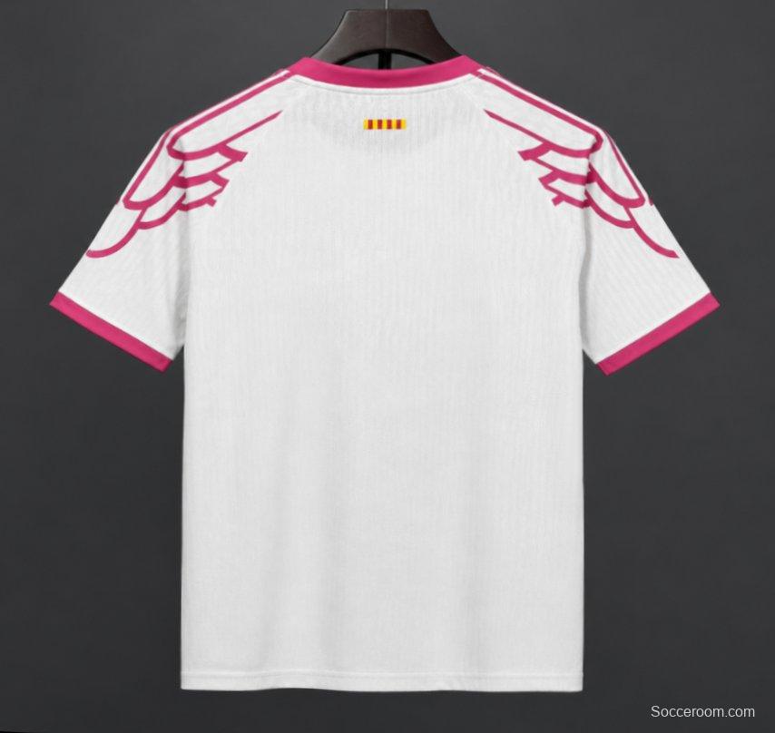 25/26 Barcelona "Pink Wings" Special Edition White/Pink Jersey