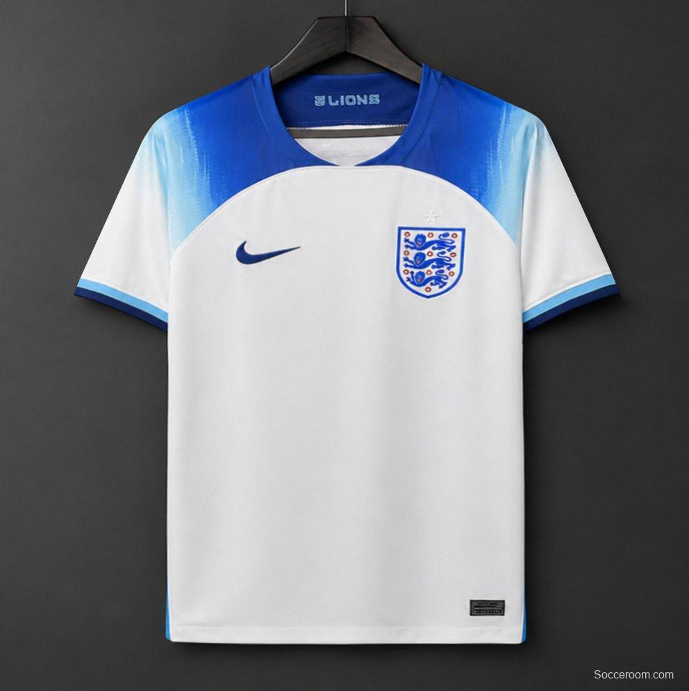 Retro 2022 England Home Soccer Jersey