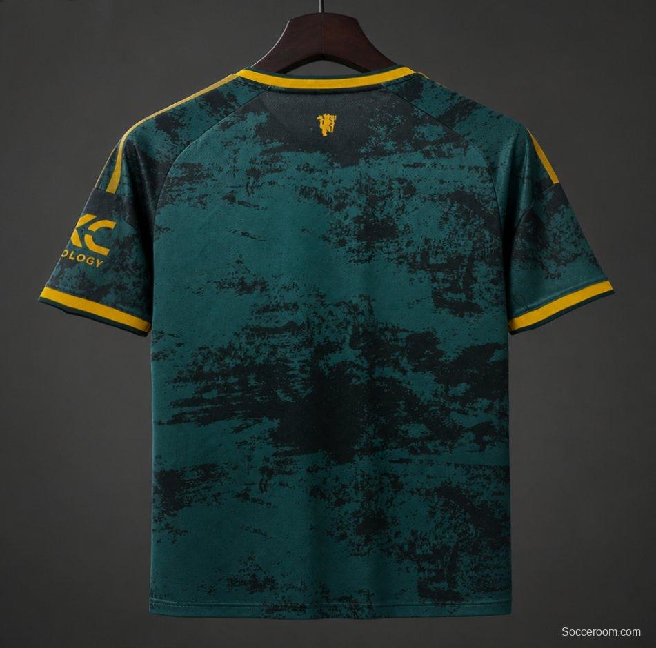 26/27 Adidas Manchester United Special Edition Green Gold Jersey