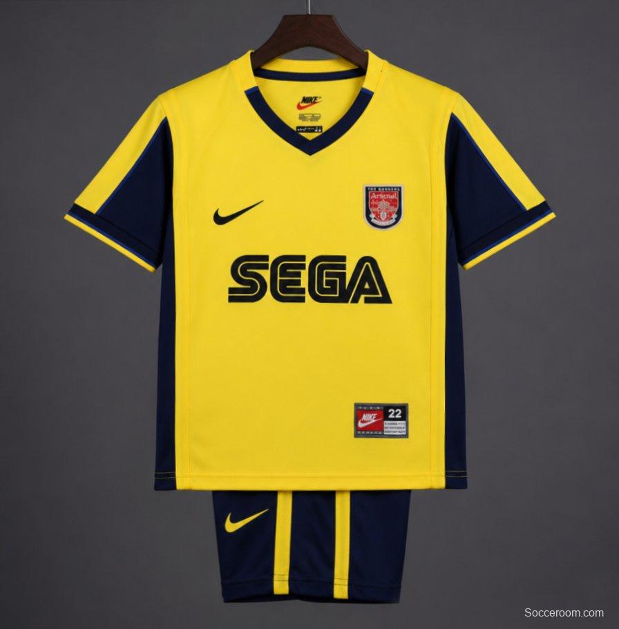 Retro Kids 00/01 Arsenal Away Jersey