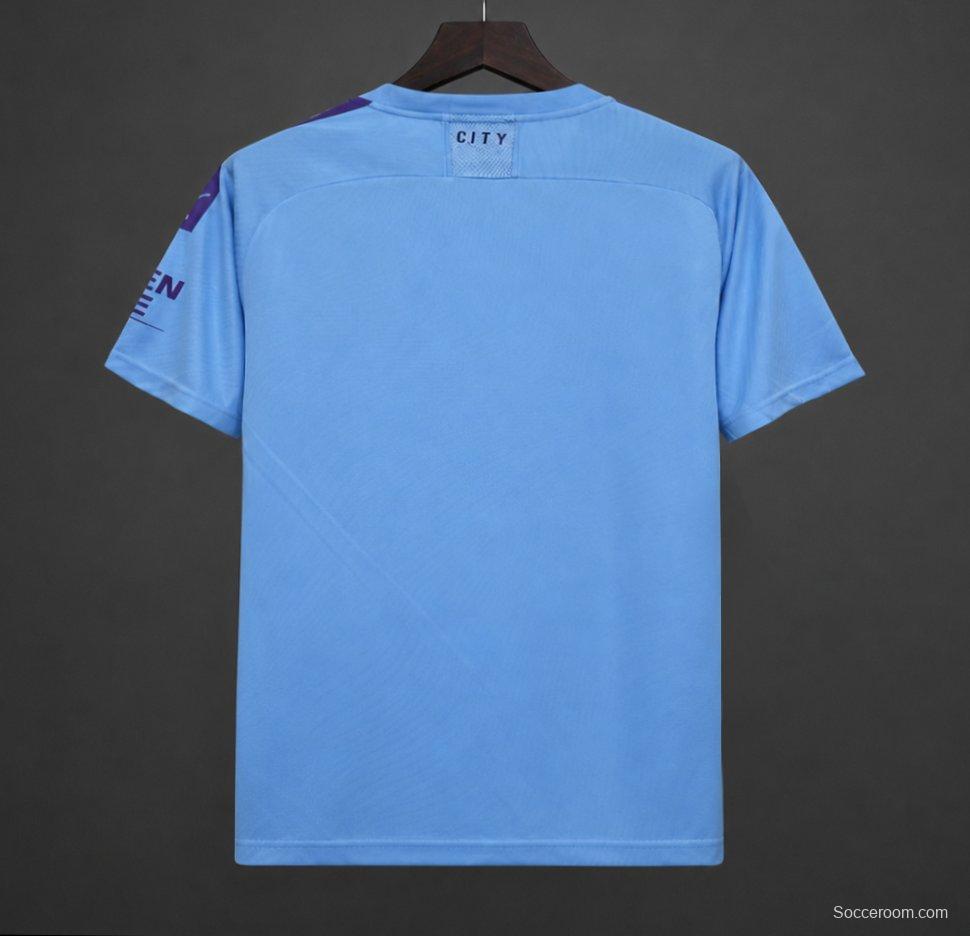 19/20 Retro Manchester City Home Jersey