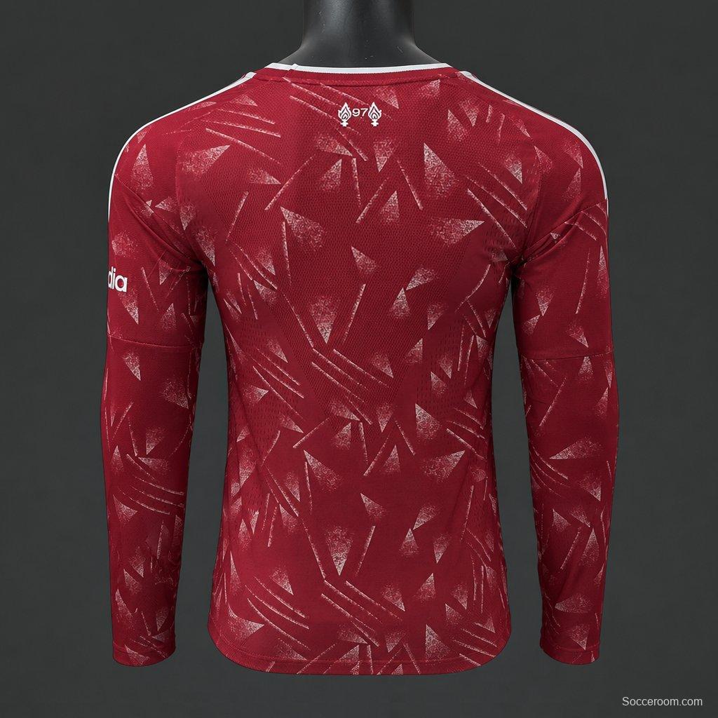 Player Version 26/27 Liverpool Red  Long Sleeve Home Jersey