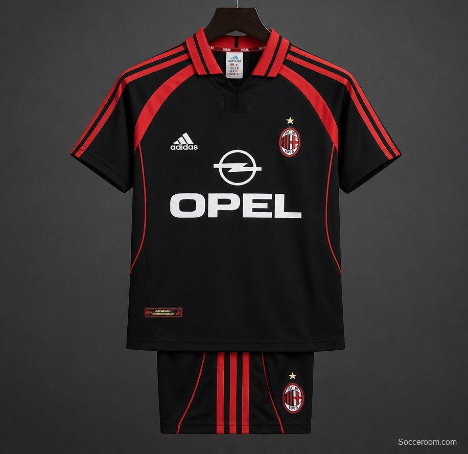 Retro 00/01 Kids AC Milan Third Jersey