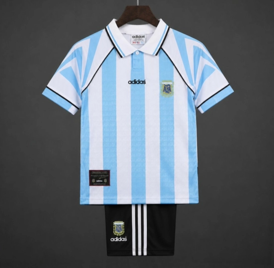 Retro 96/97 Argentina Home Jacquard Jersey