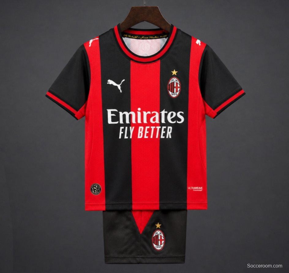 Player Version 26/27 Kids AC Milan Home Jersey